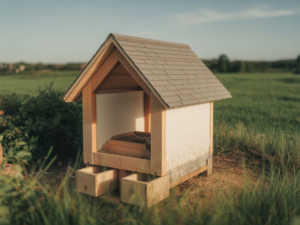 budowa gołębnika drewnianego