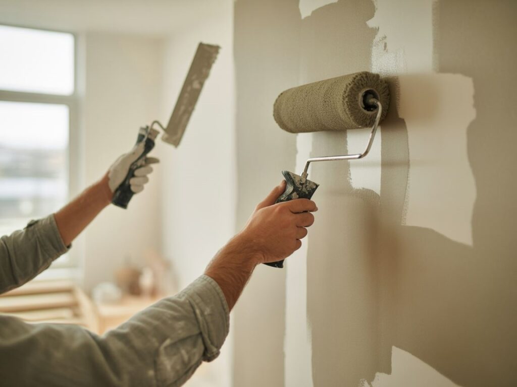 cena szpachlowania ścian