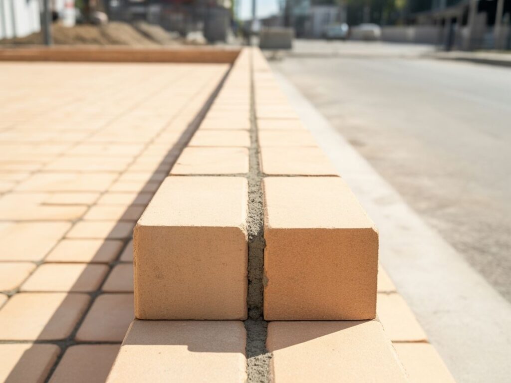 docinanie kostki brukowej