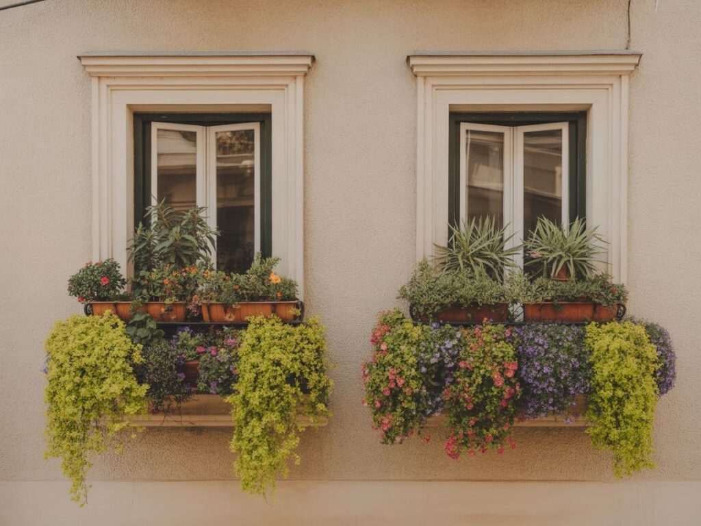 drewniane panele dekoracyjne na elewacji