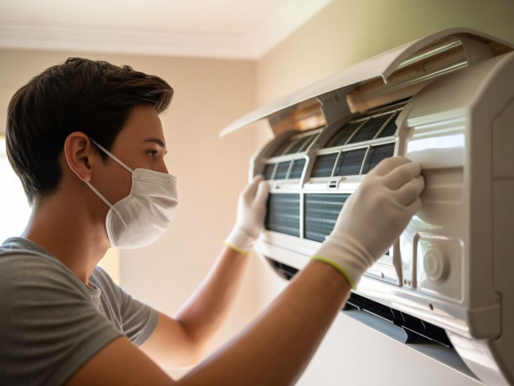 grzyb w systemie klimatyzacji