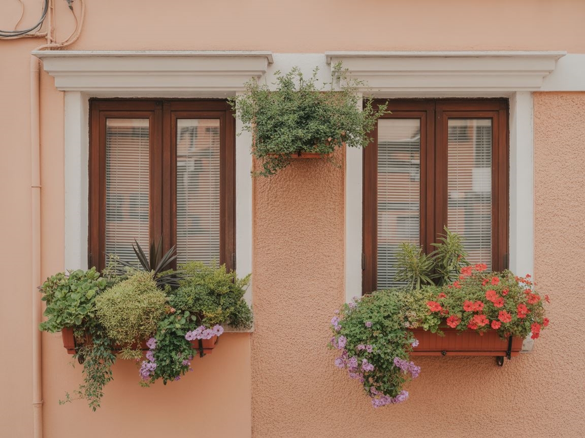 kamienne wykończenie elewacji budynku
