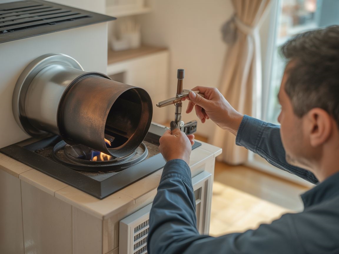 komin do ogrzewania gazowego