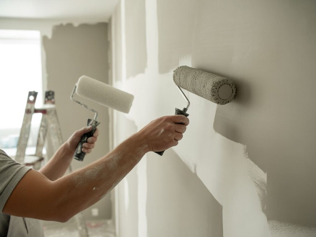 narzędzia do szpachlowania i malowania