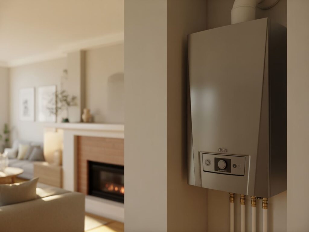 panel sterowania ogrzewania