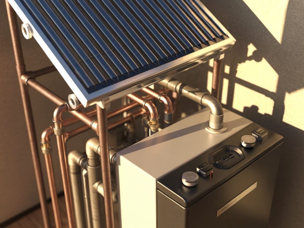 podłączenie kolektora do bojlera