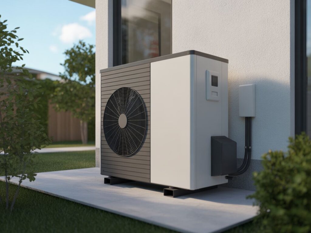 pompa ciepła z bliska