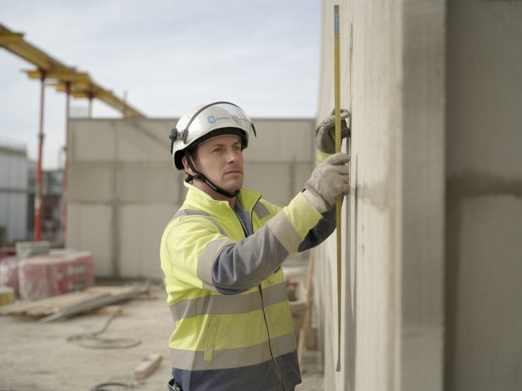 przemysł budowlany i pracownik