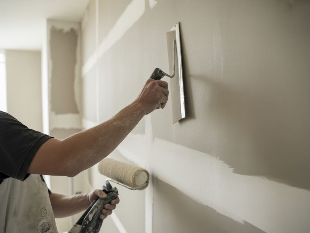 przygotowanie ściany do malowania