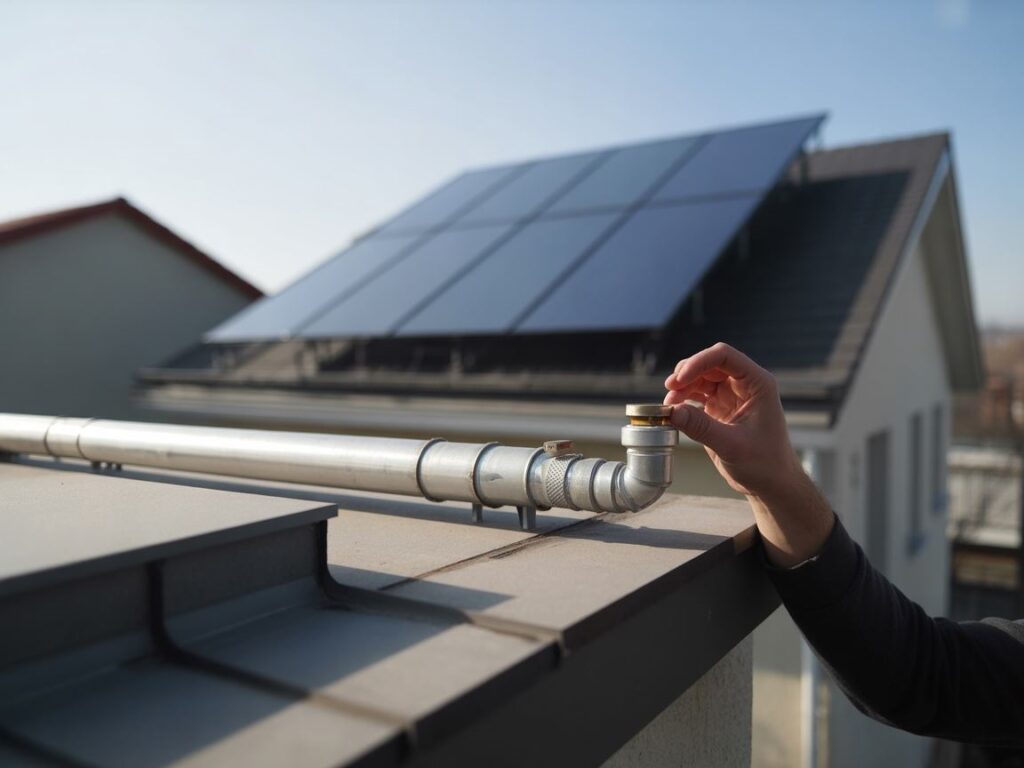 schemat instalacji solarnej