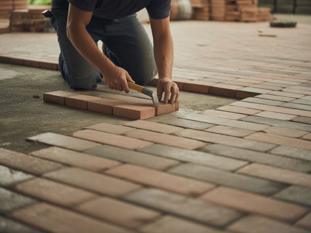 układanie kostki brukowej